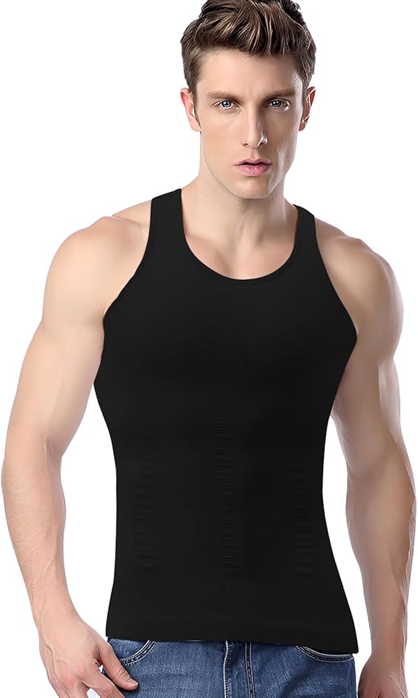 Men’s Gynecomastia Compression Shirt – Slimming Body Shaper Vest for Chest Flattening & Tummy Control, Invisible Under Clothing 612yijxkuul. ac uy1000