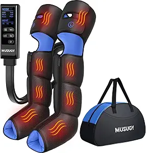 Leg Massager with Heat & Compression, Air Compression Boots with 6 Modes, 9 Intensities & 3 Heat Levels for Circulation, Muscle Recovery & Pain Relief – Ideal Gift for Athletes, Mom & Dad 71cmw96q8kl. ac sy300 sx300 ql70 fmwebp