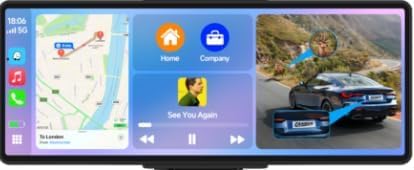 FAHREN Portable Wireless CarPlay & Android Auto Screen – 9” 4K Touchscreen Car Stereo with Backup Camera, Bluetooth, GPS & Mirror Link 31xzh6vmvsl. ac