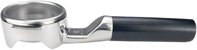 58mm Bottomless Portafilter with Flat Base – Fits E61 Group Head Espresso Machines, Stainless Steel Filter Holder with Micro-Sifted Double-Layer Precision Filter Basket 31lsljrnasl. ac sx679