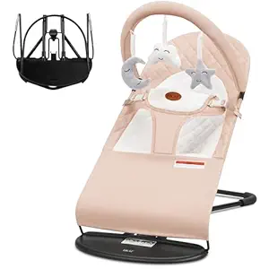 Portable Baby Bouncer Seat for Infants 0–18 Months – Cotton Baby Rocker with Stationary & Rocking Modes 419w65+ufql. sy300 sx300 ql70 fmwebp