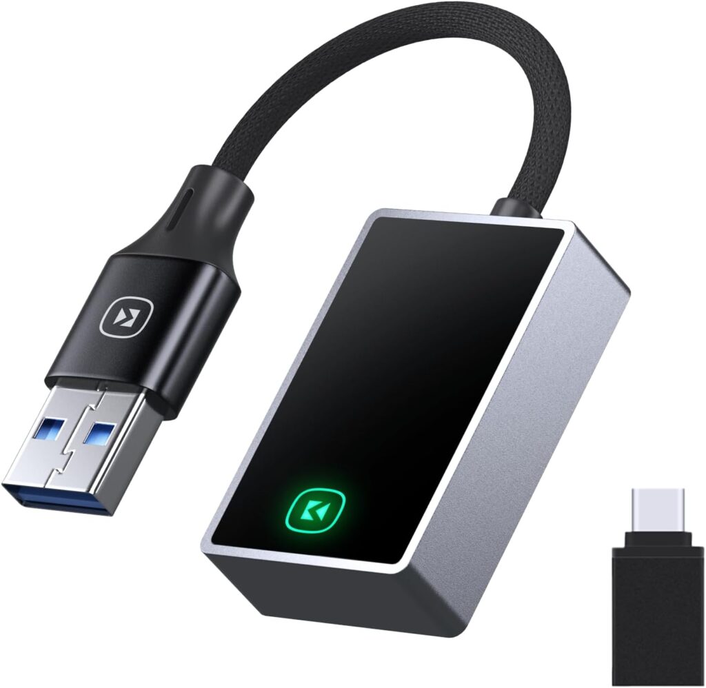 Kello Wireless CarPlay Adapter – Plug & Play Wireless CarPlay Dongle with Fast Low-Latency Connection, Smart OTA Updates, Compatible with iOS 10+, Android 11+ & 2018+ Factory-Wired Vehicles 61ekpnypwnl. ac sl1500