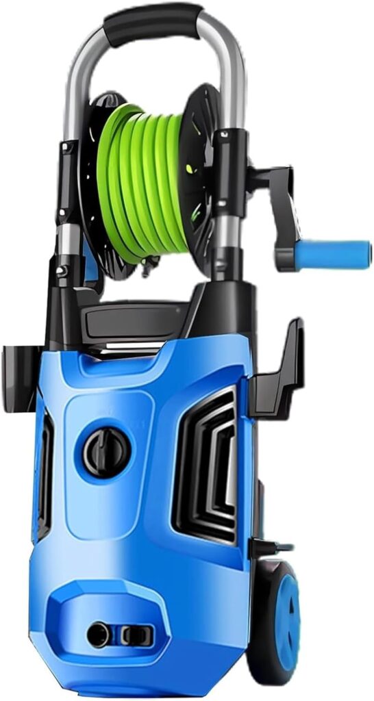 Commercial Pressure Cleaner GS01 – Electric Powered Power Washer with 5 Quick-Connect Nozzles, Foam Bottle, Hose Reel & High-Pressure Spray for Home, Yard, Patio & Car Cleaning 61ua4ezxeel. ac sl1500