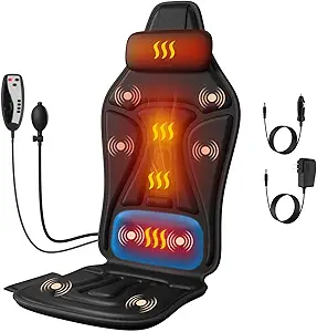 Back Massager for Chair with Heat, Vibration Massage Seat Cushion with Lumbar Support, Soothing Seat Massager Pad for Office Chair, Sofa & Car, Pain & Fatigue Relief for Seniors & Office Workers 61ga25glael. ac sy300 sx300 ql70 fmwebp