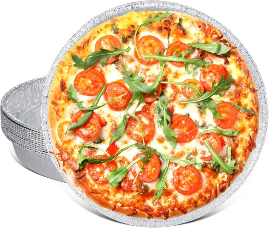12 Inch Disposable Aluminum Pizza Pans (12 Pack) – Round Foil Pizza Pan Trays, Oven & Freezer Safe, Lightweight Baking & Serving Pans for Pizza, Catering, Parties & Meal Prep 81tzooqc1ql. ac sl1500