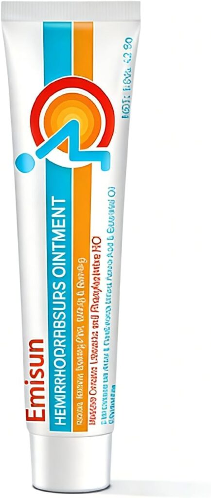 Emisun Hemorrhoid Cream with Lidocaine 4% & Phenylephrine HCl – Fast-Acting Pain Relief, Itching & Swelling Treatment, 1 Pack 51u9aey9x3l. ac sl1500