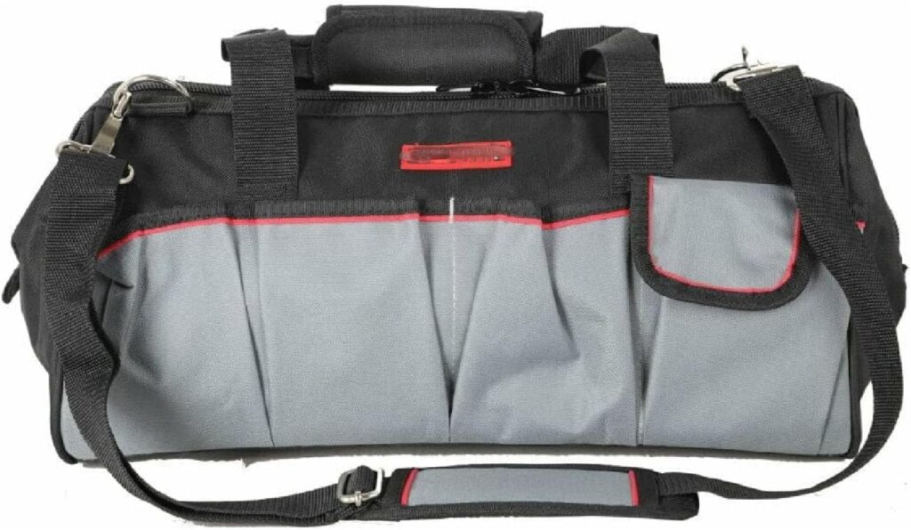 11-Inch Multi-Functional Tool Bag – Heavy Duty Tool Storage Tote with Wide Mouth & Multiple Pockets 71 lv+pvnfl. ac sl1500