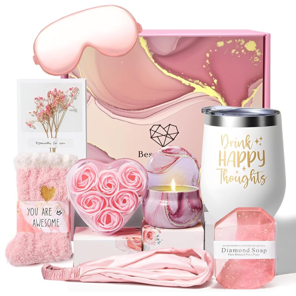 Luxury Self Care Gift Basket for Women – Birthday, Valentine’s Day & Mother’s Day Gifts for Her, Relaxation & Wellness Gift Set for Mom, Wife, Grandma, Sister, Girlfriend 71kvy5ncygl. sl1500