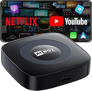 AI Magic Box Wireless CarPlay Adapter – Streaming Media Dongle for Netflix, YouTube & TikTok, Plug & Play USB Drive for OEM Wired CarPlay & Android Auto Cars with GPS Navigation 81ns4yxmnfl. ac sy300 sx300 ql70 fmwebp