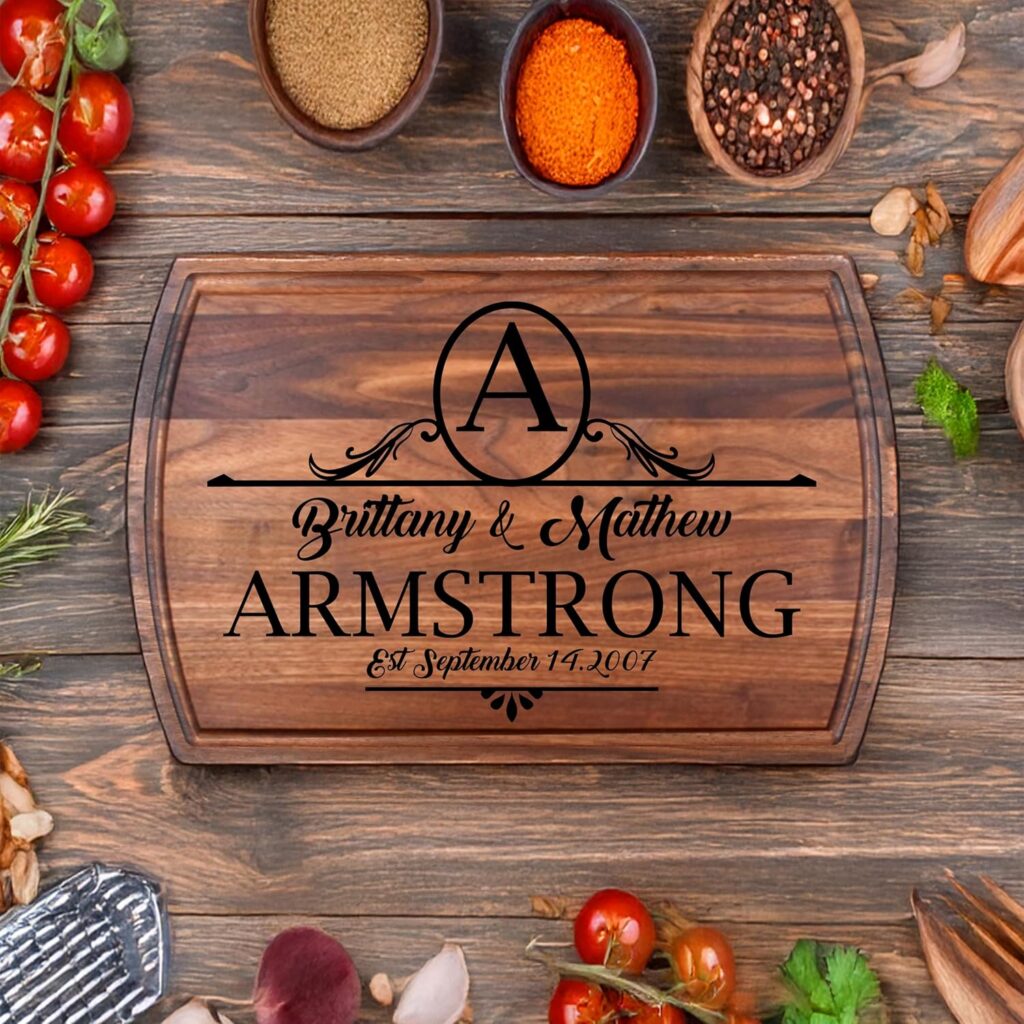 Personalized Cutting Board – Custom Engraved Charcuterie Board, Handcrafted in USA – Wedding, Bridal Shower, Engagement, Anniversary, Mother’s & Father’s Day Gift – Unique Keepsake for Couples 91agyi1jmxl. ac sl1500