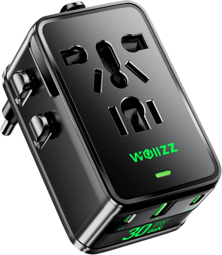 Universal Travel Adapter – 30W GaN Fast Charging International Power Adapter with 1 AC Outlet, 1 USB-A & 2 USB-C Ports, Worldwide Plug Adapter for USA, Europe, UK, Australia & Japan 61snho9vxvl. ac sl1500