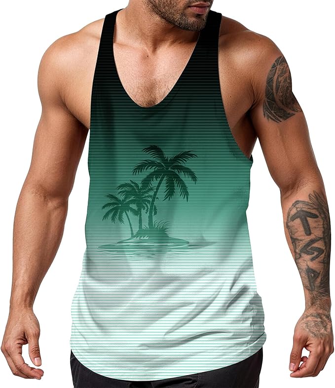 Men’s Hawaiian Graphic Tank Top – Summer Workout Gym Sleeveless Shirt, Vintage Beach Style Muscle Tank for Men 71 h80h1o8l. ac sx679