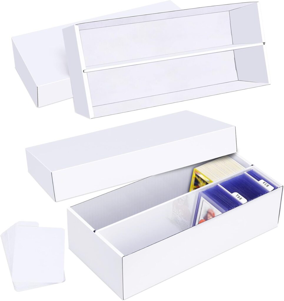 Trading Card Storage Box 2-Pack – 1600 Count Cardboard Organizer with Dividers for MTG, TCG & Sports Cards, Toploader Compatible Key Features / Bullet Points 61u9 c7nxel. ac sl1500