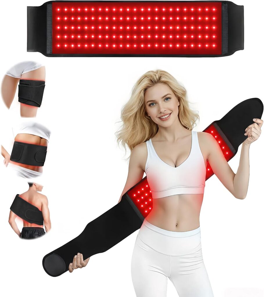 Red Light Therapy Belt 660nm & 850nm – Infrared Heating Pad Wrap for Back, Waist & Shoulder, Wearable Portable Muscle Recovery & Pain Relief Beltt 711cbcgskol. ac sl1500