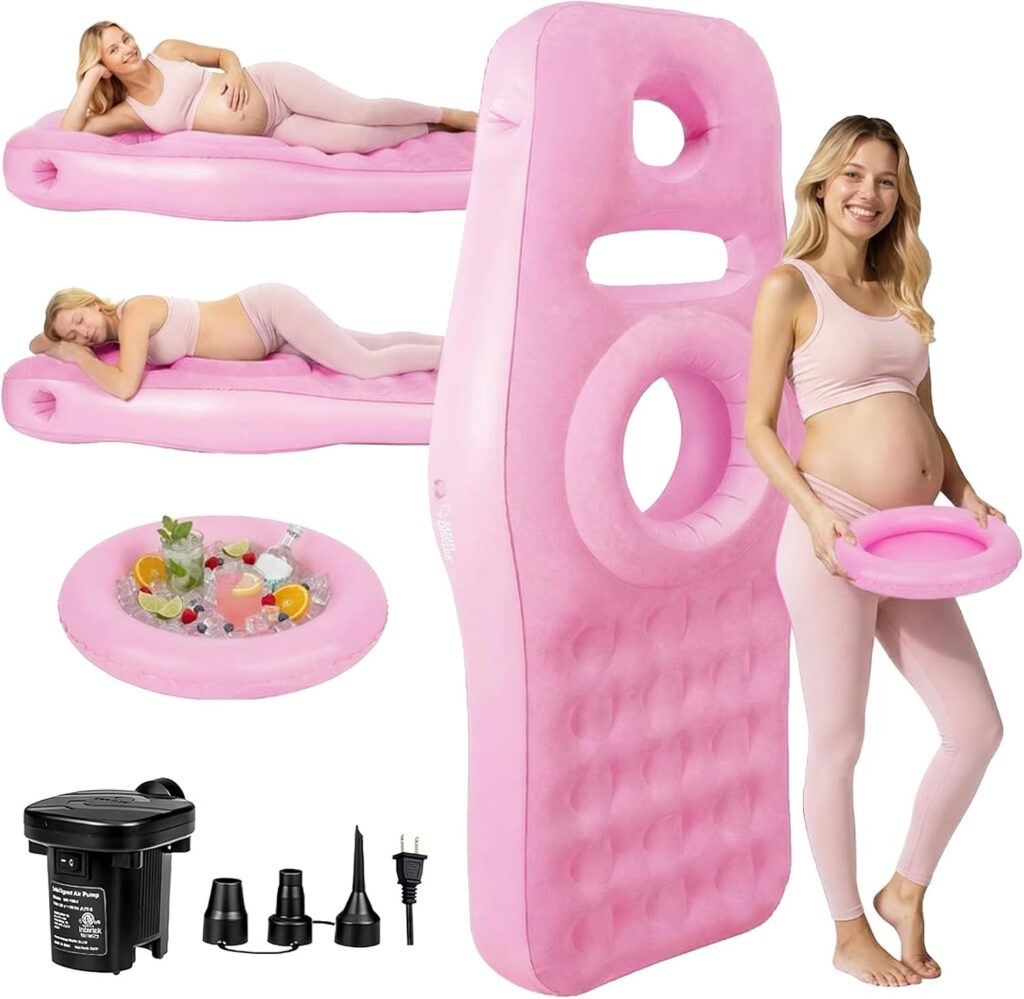 Inflatable Pregnancy Pillow with Belly Hole – Prone Maternity Airbed for Stomach Sleeping, Support Pillow with Head Opening for Prenatal Comfort & Relaxation 71jgimfu5ll. ac sl1500