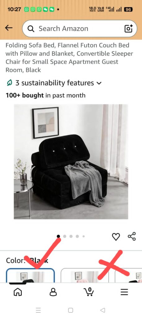 Folding sofa img 20260530 wa0030