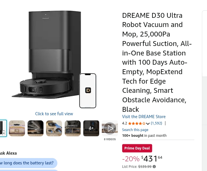 DREAME D30 Ultra Robot Vacuum img 20260626 wa0005