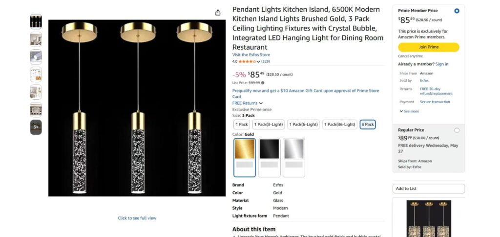 Pendant Lights Kitchen Island, img 20260611 wa0001