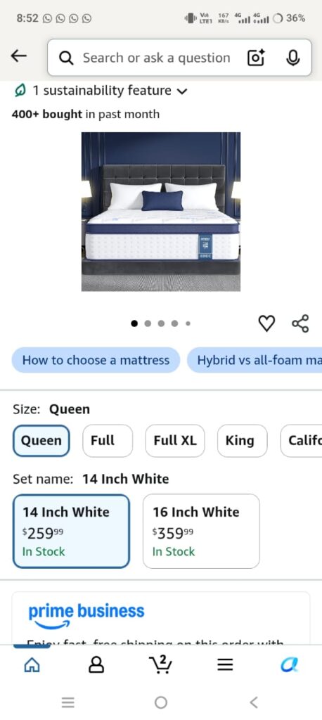 14 Inch Queen Mattress img 20260720 wa0022