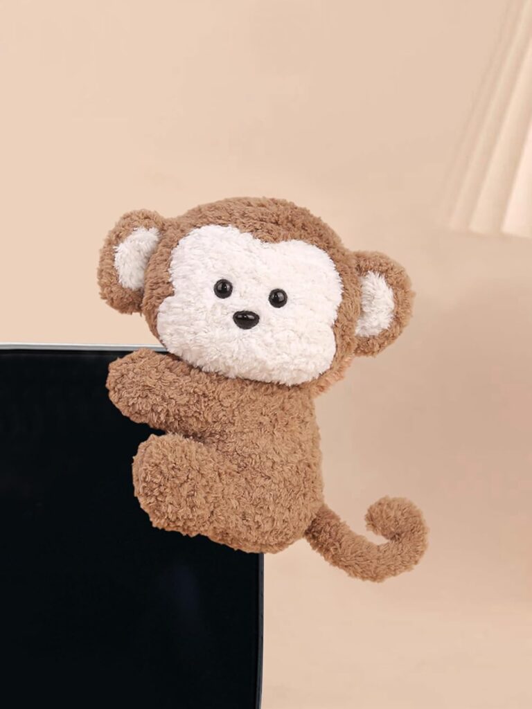 Plush Monkey Car Dashboard Decoration – Cute Interior Accessory for Cars 61rpfixgool. ac sl1500