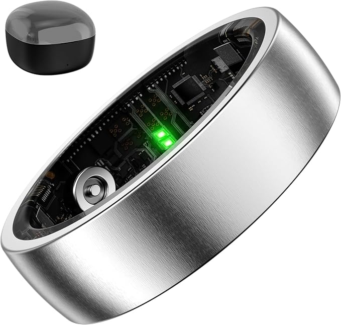 Azomabox Smart Ring for Men & Women – Fitness Tracker with Sleep, SpO2 & Temperature Monitoring 71tyrqnlssl. ac sx679