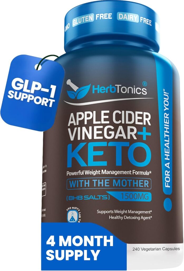 Cider Vinegar + Keto capsules 71w 4 ueael. ac sl1500