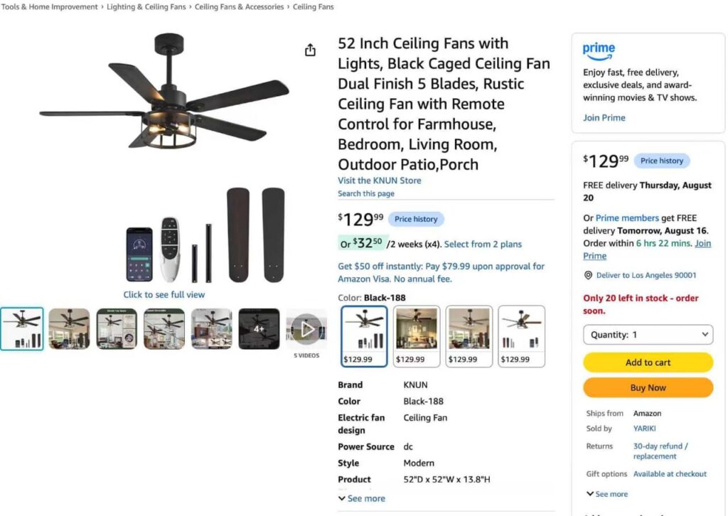Ceiling Fans with Lights img 20260815 wa0008